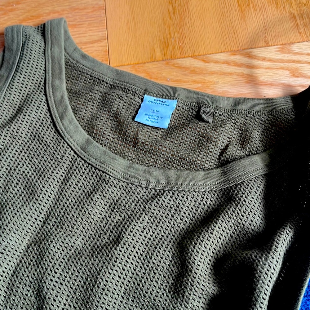 Mens urban outfitters mesh tank